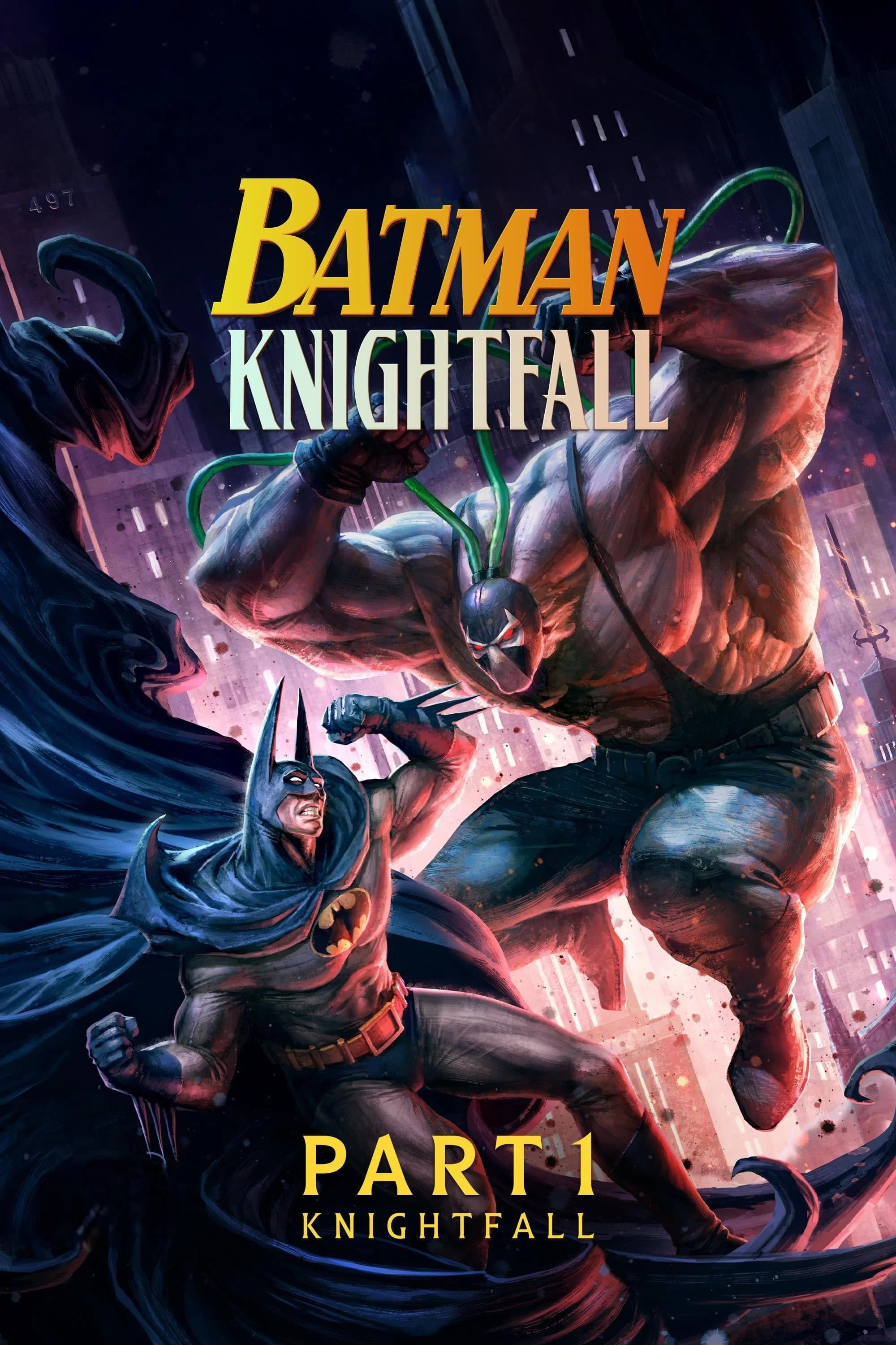 Movie poster of "Batman: Knightfall Part 1: Knightfall"