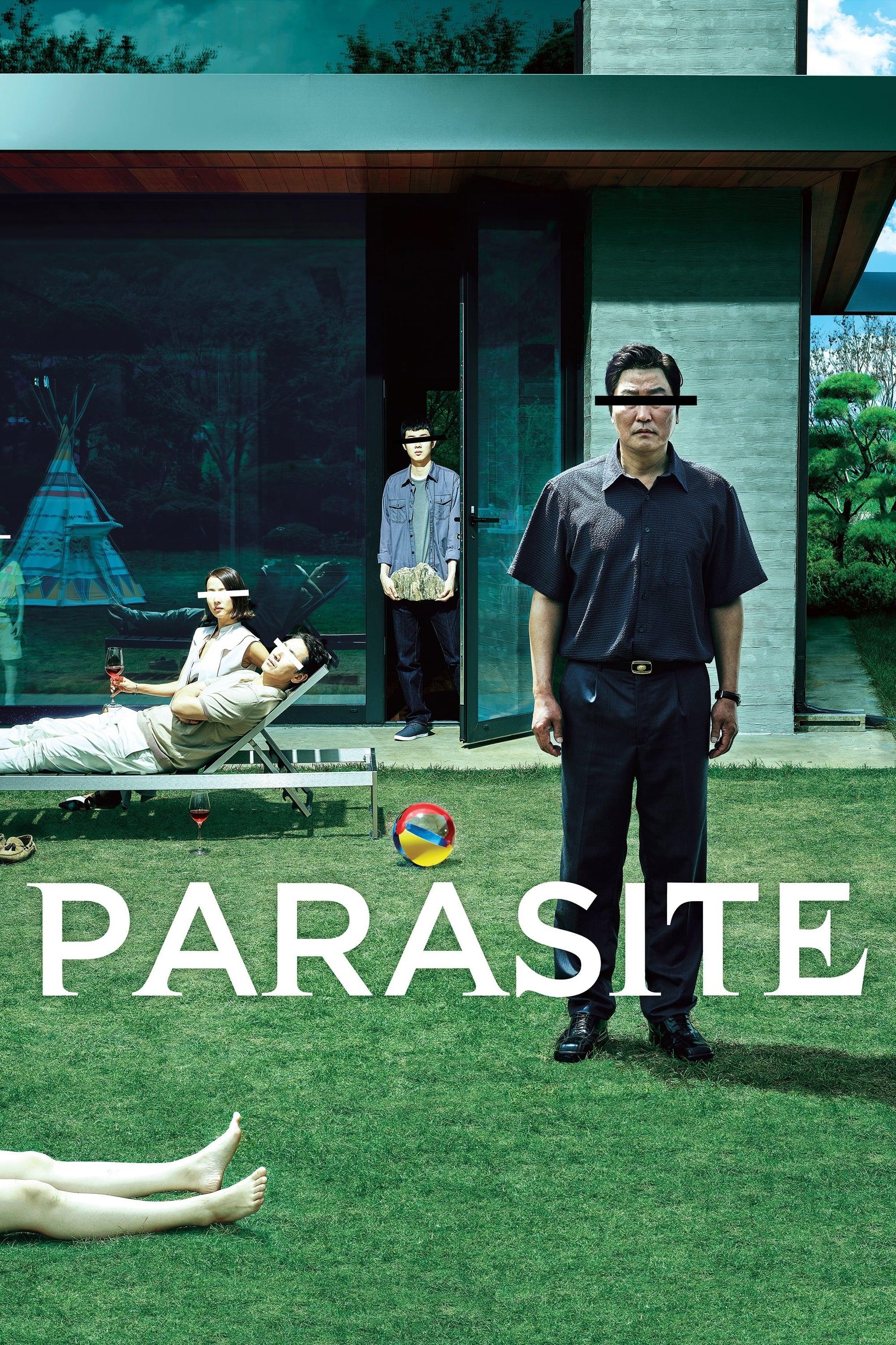 Movie poster of "Parasite"