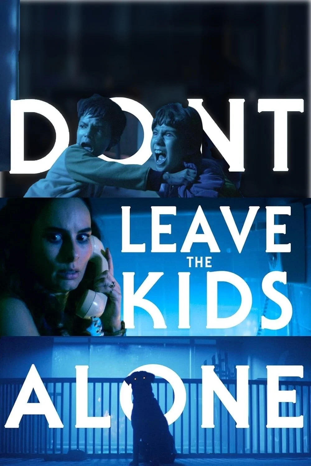 Movie poster of "Don't Leave the Kids Alone"