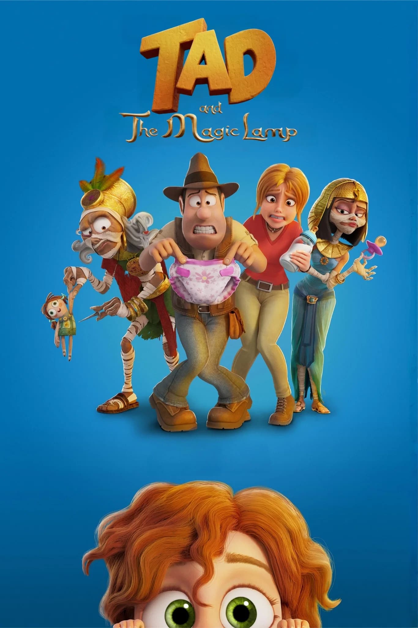 Movie poster of "Tad and The Magic Lamp"