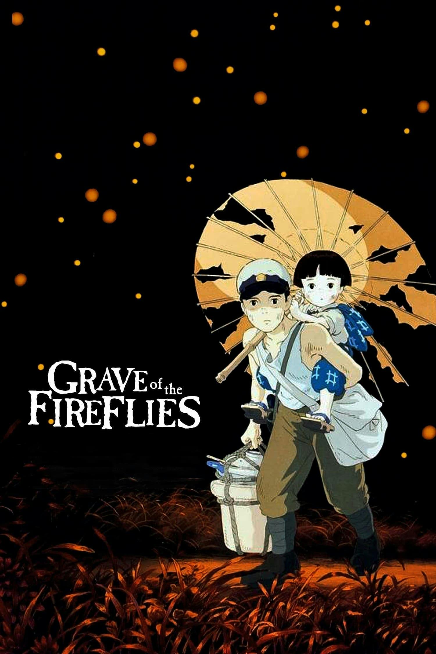 Movie poster of "Grave of the Fireflies"