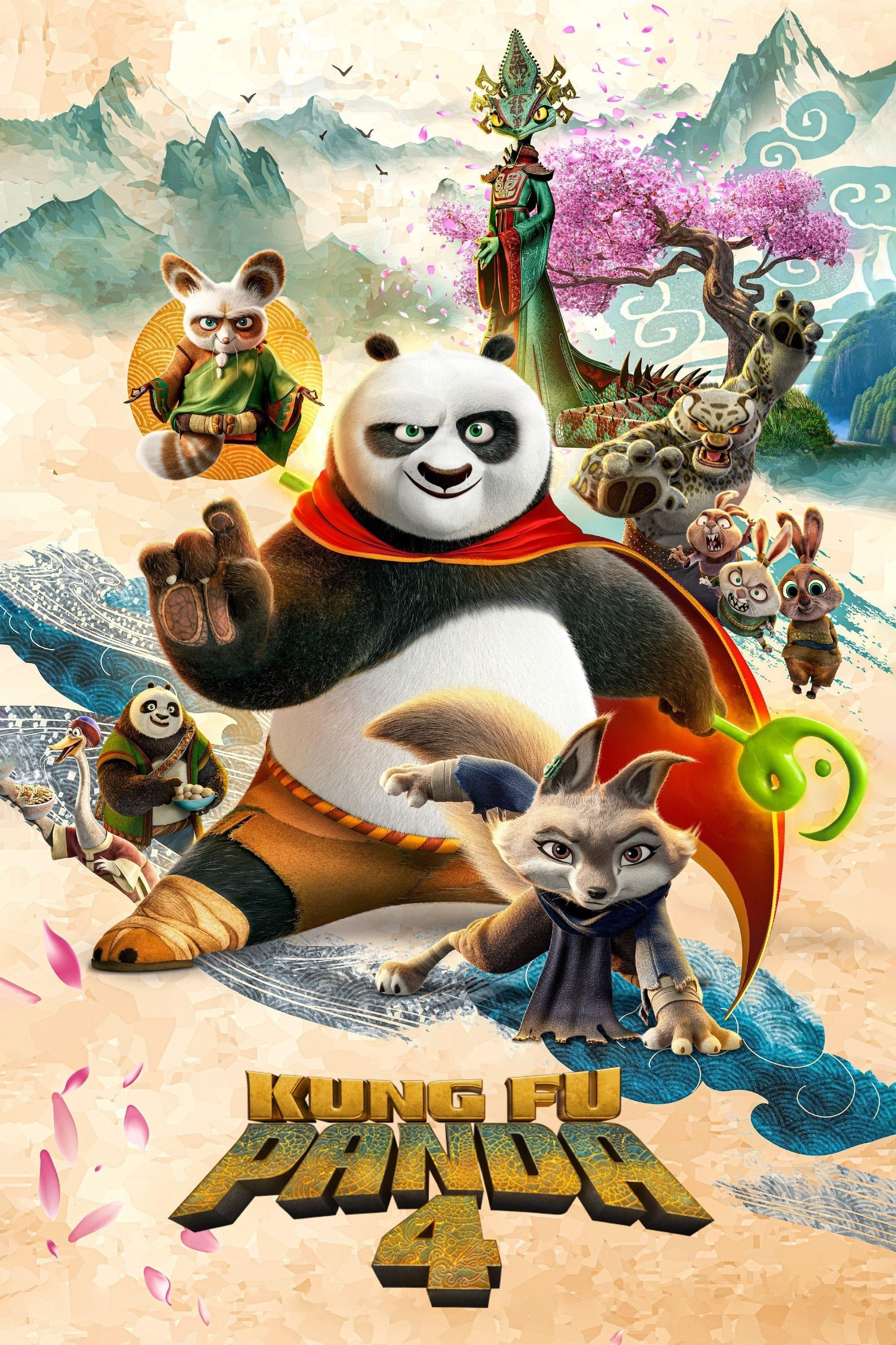 Movie poster of "Kung Fu Panda 4"