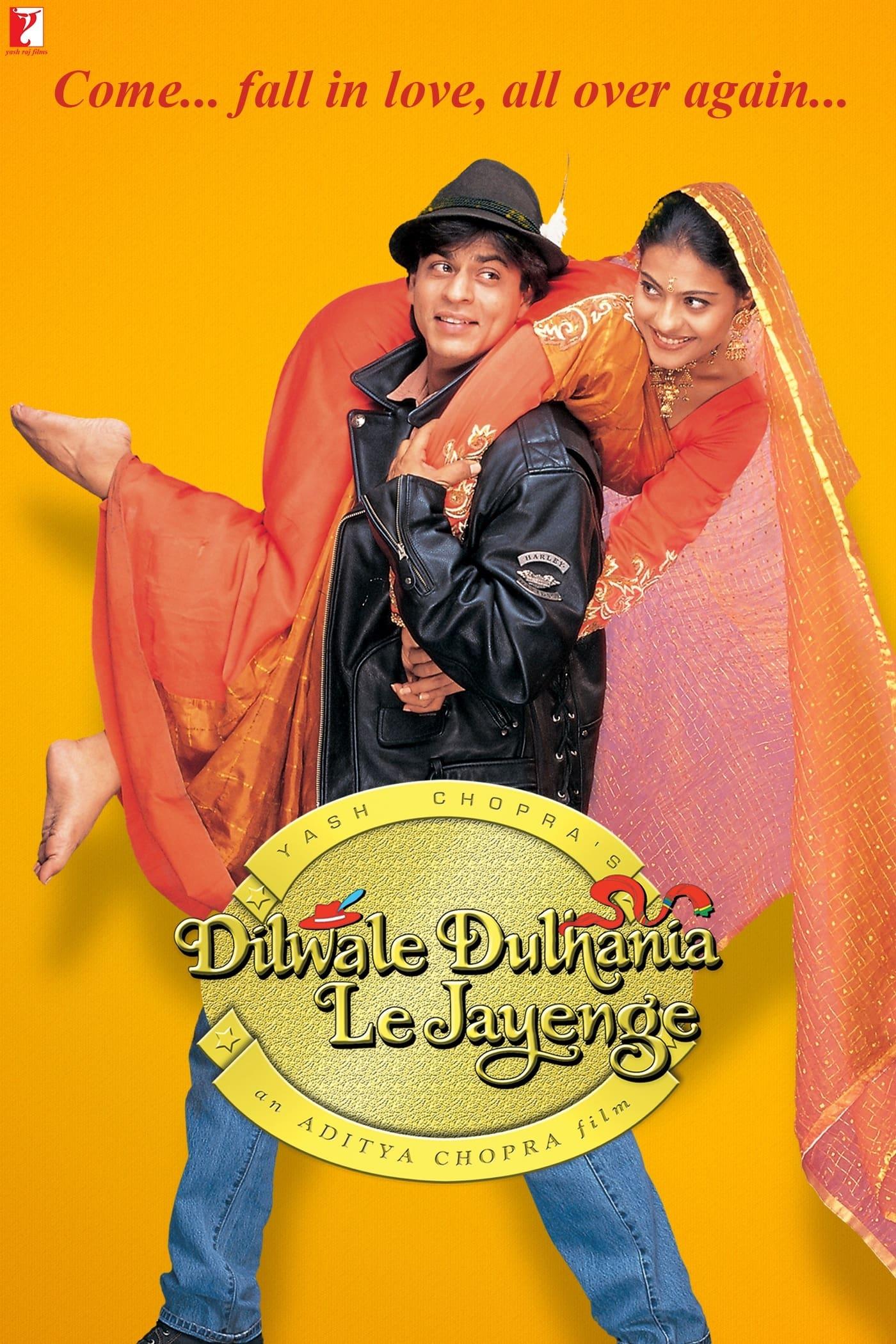 Movie poster of "Dilwale Dulhania Le Jayenge"