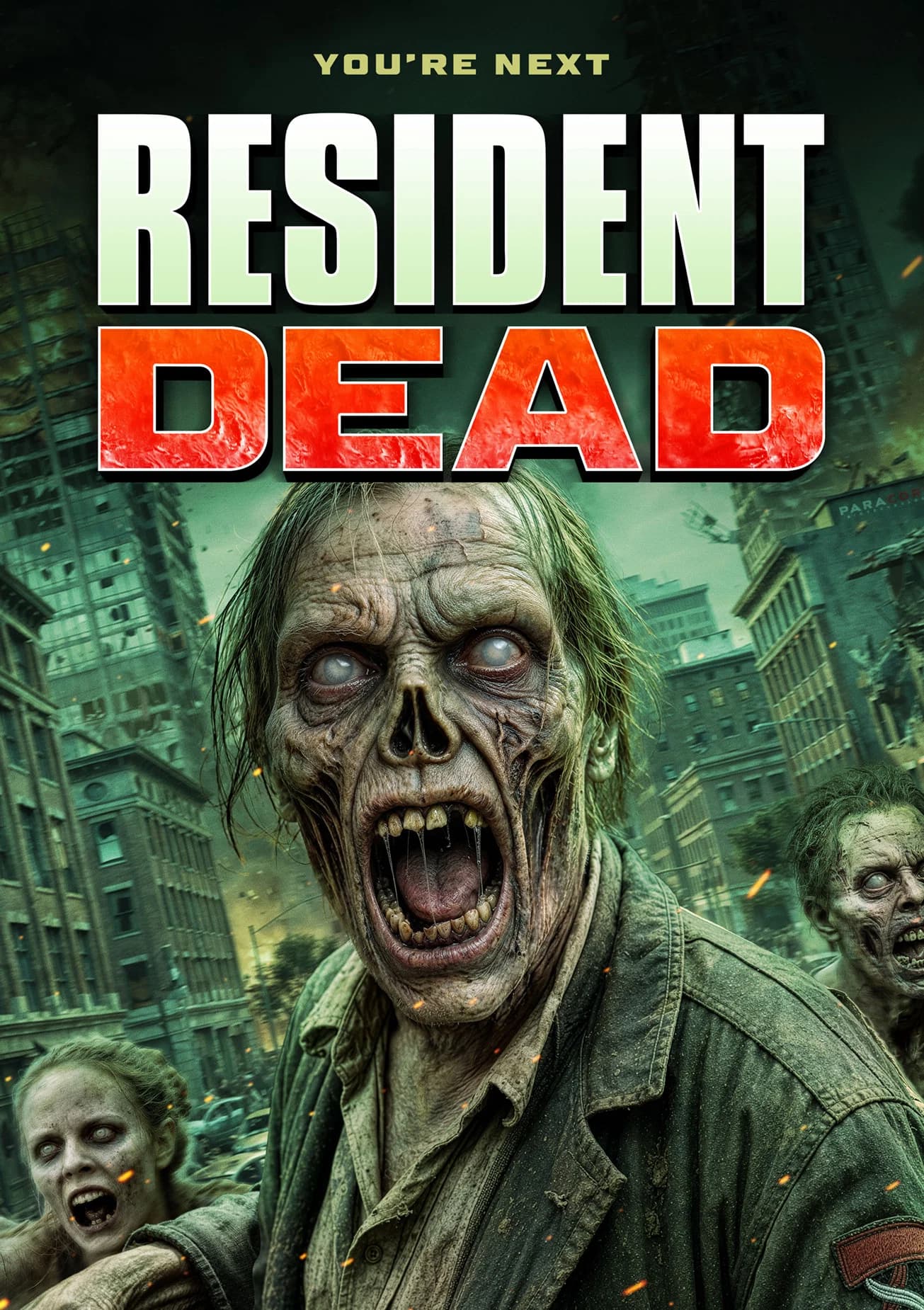 Movie poster of "Resident Dead"