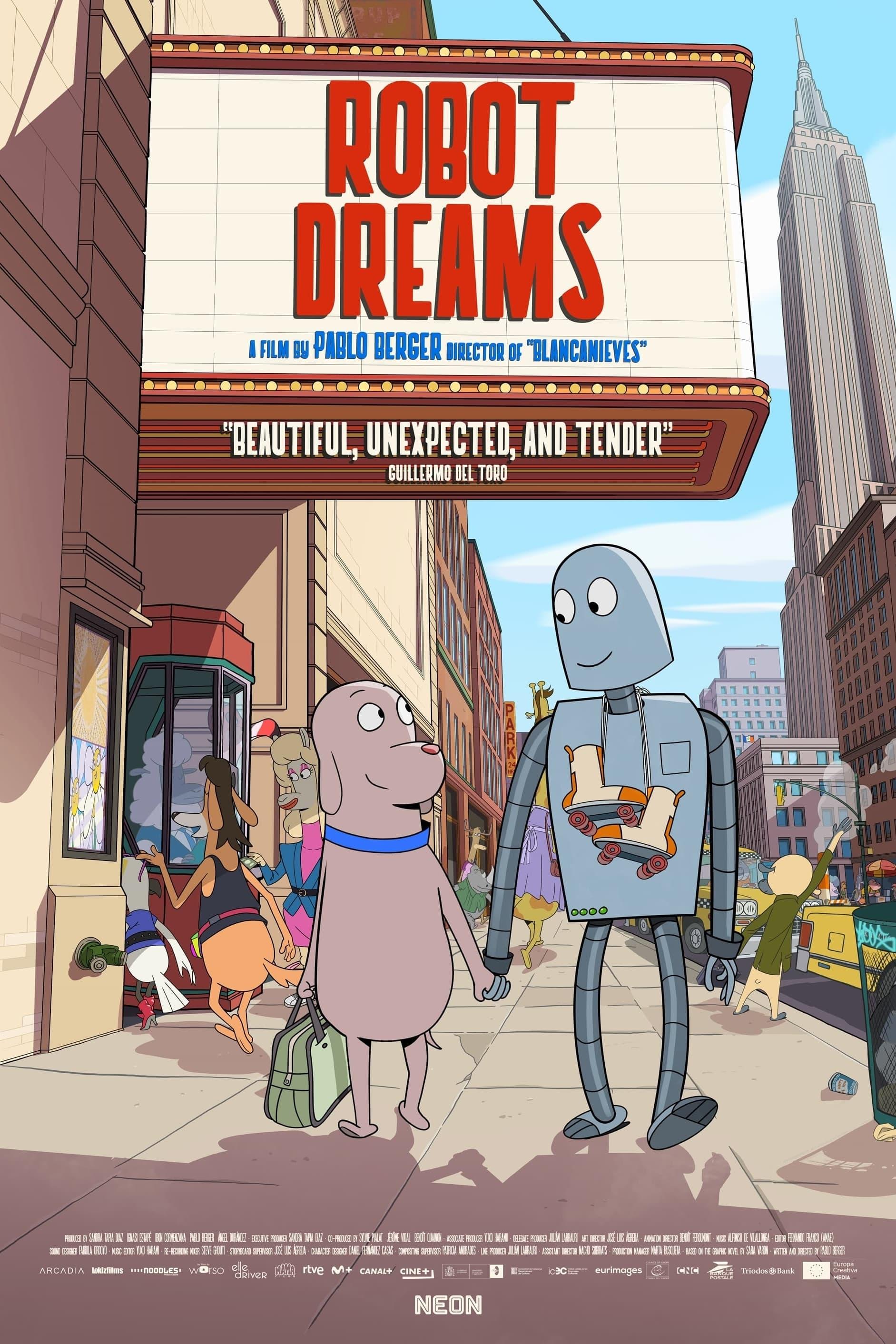 Movie poster of "Robot Dreams"