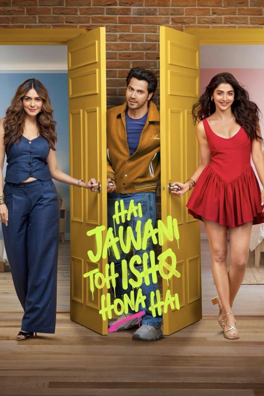Movie poster of "Hai Jawani Toh Ishq Hona Hai"
