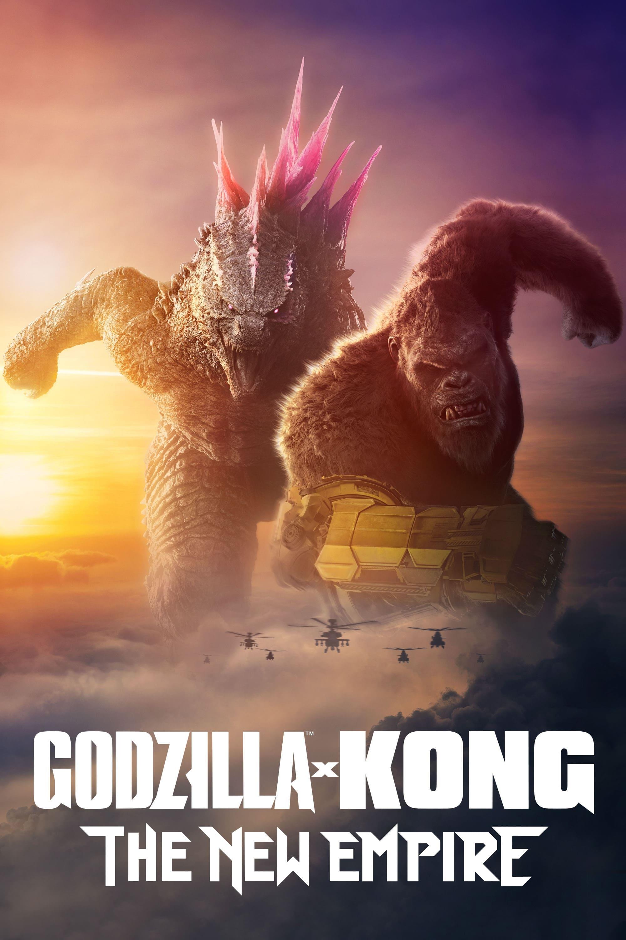 Movie poster of "Godzilla x Kong: The New Empire"