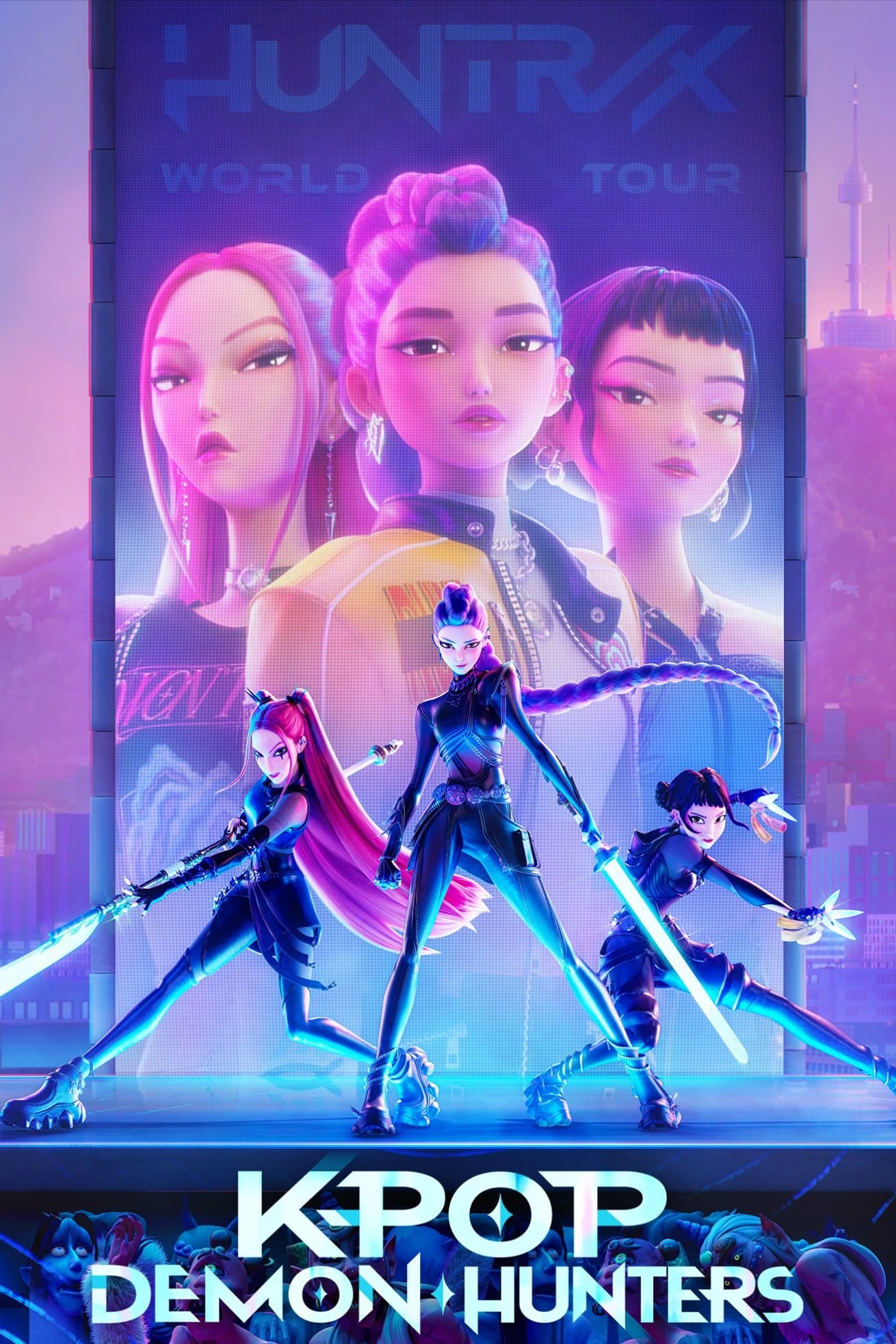 Movie poster of "KPop Demon Hunters"