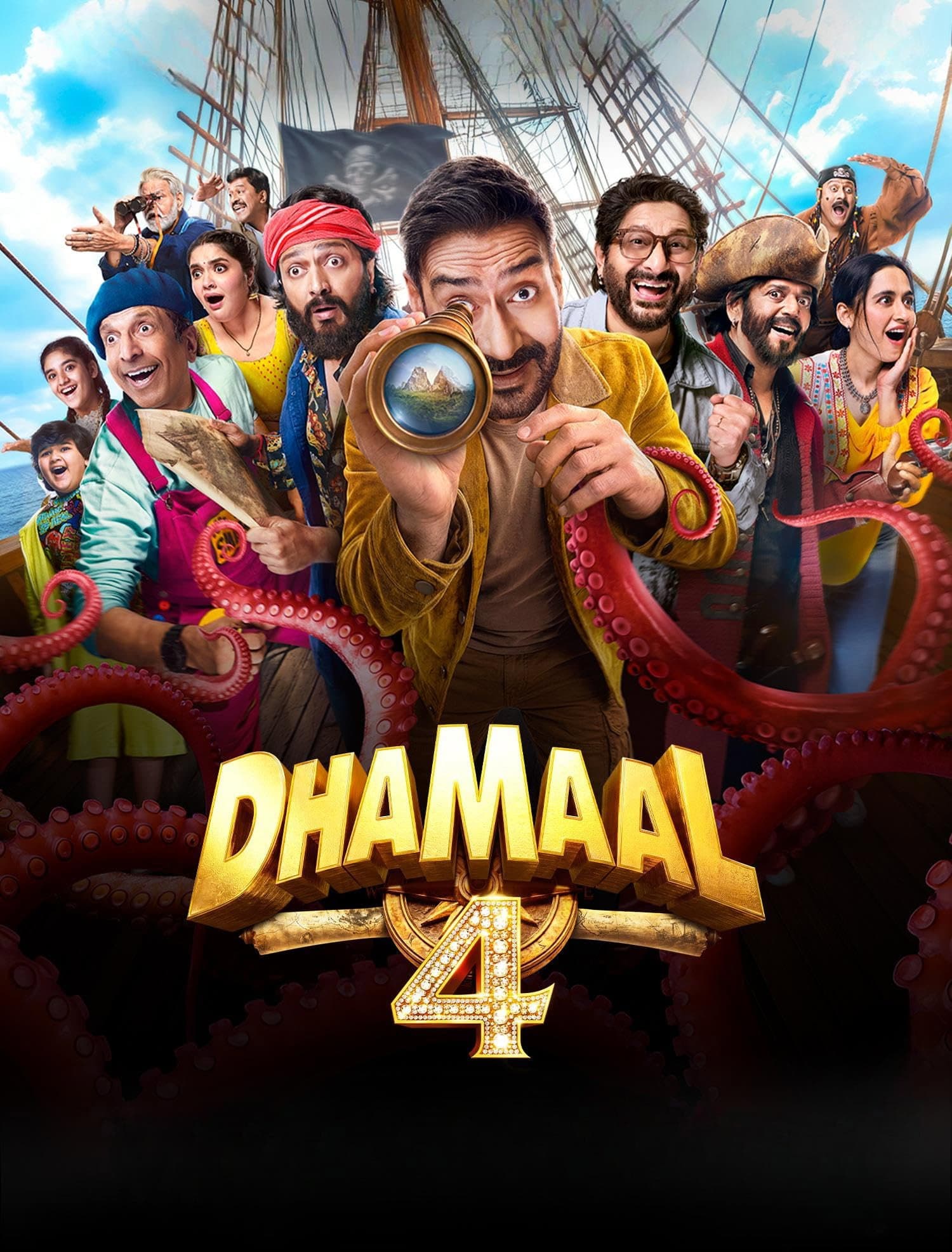 Movie poster of "Dhamaal 4"