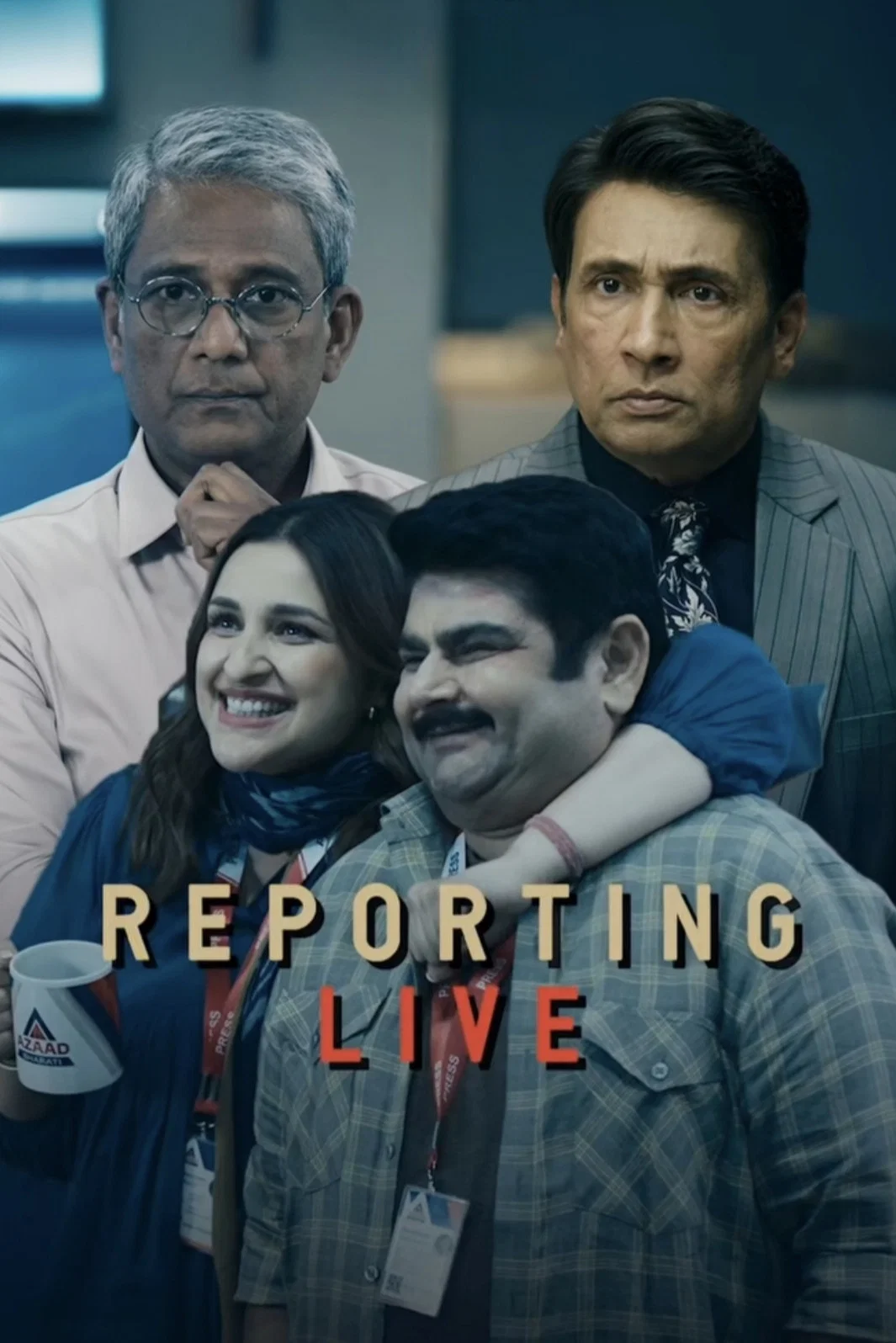 Movie poster of "Reporting Live"