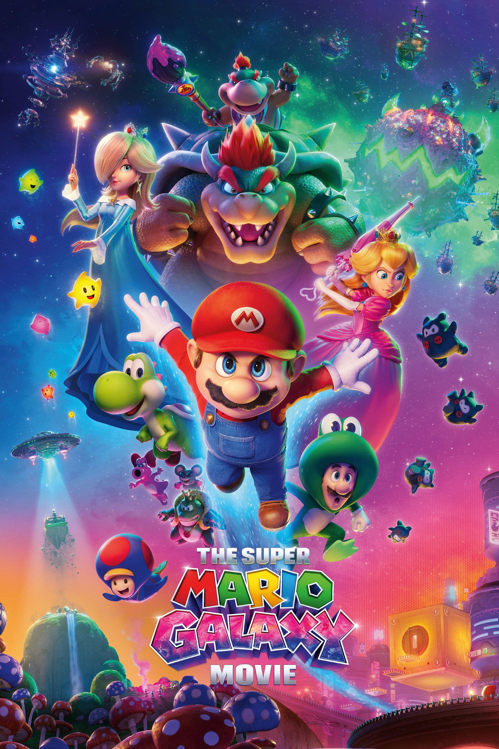 Movie poster of "The Super Mario Galaxy Movie"