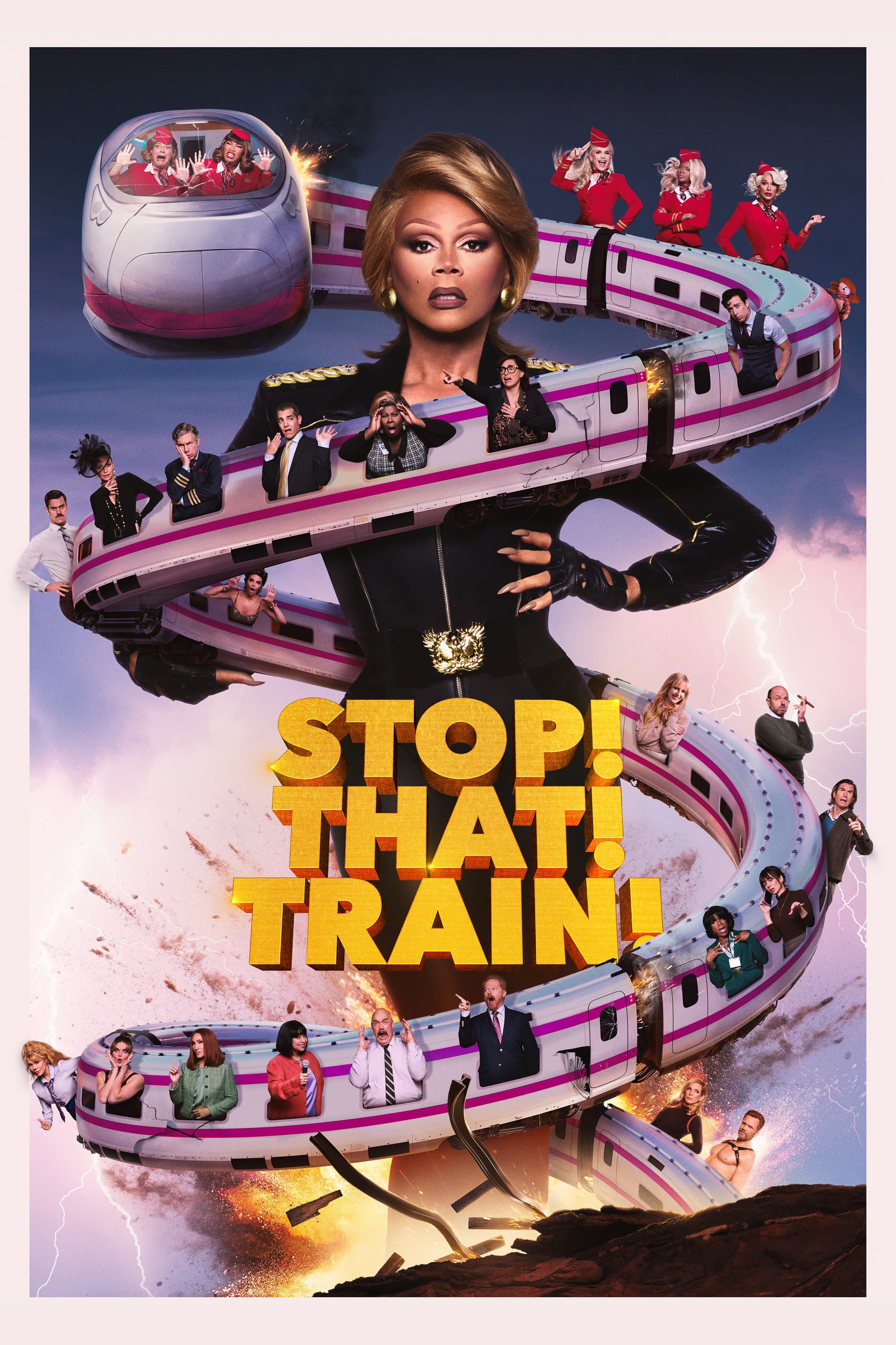 Movie poster of "Stop! That! Train!"